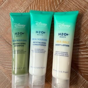 Disney H20+ Sea Marine Shampoo & Conditioner and Sea Salt Body Lotion Set